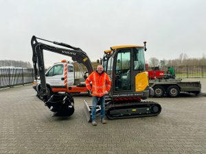 Volvo ECR40D voor JH verhuur